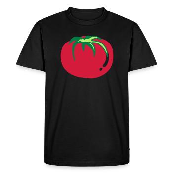 tomate - T-shirt Premium bio Homme - noir - Devant - Nico (187cm)