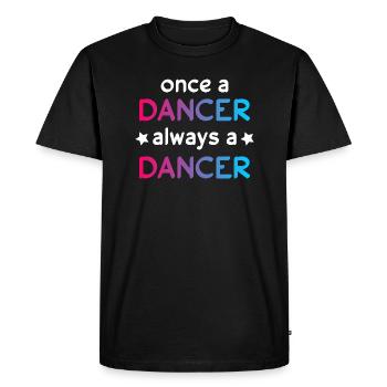 Une danse toujours Danser - T-shirt Premium bio Homme - noir - Devant - Nico (187cm)