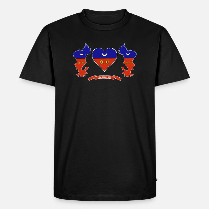 MAYOTTE - Männer Premium Bio T-Shirt - Schwarz