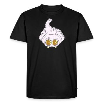 BITE - Men's Premium Organic T-Shirt - black - Front - Nico (187cm)