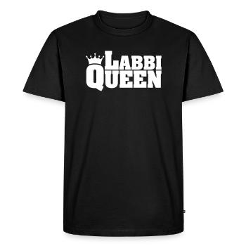 LABBI QUEEN Labrador Retriever Wilsigns - T-shirt Premium bio Homme - noir - Devant - Nico (187cm)