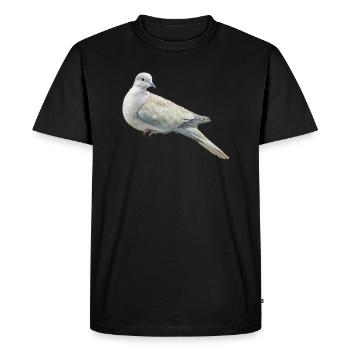 Oiseau de pigeon cadeau - T-shirt Premium bio Homme - noir - Devant - Nico (187cm)