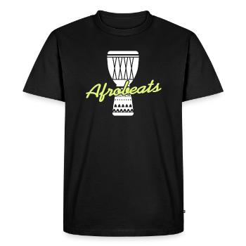Awesome Djembe Afrobeats Lover T-Shirt Present - Men's Premium Organic T-Shirt - black - Front - Nico (187cm)
