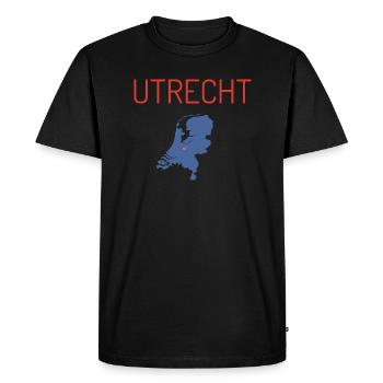 Utrecht Baby Gift: Utrecht Baby - Men's Premium Organic T-Shirt - black - Front - Nico (187cm)
