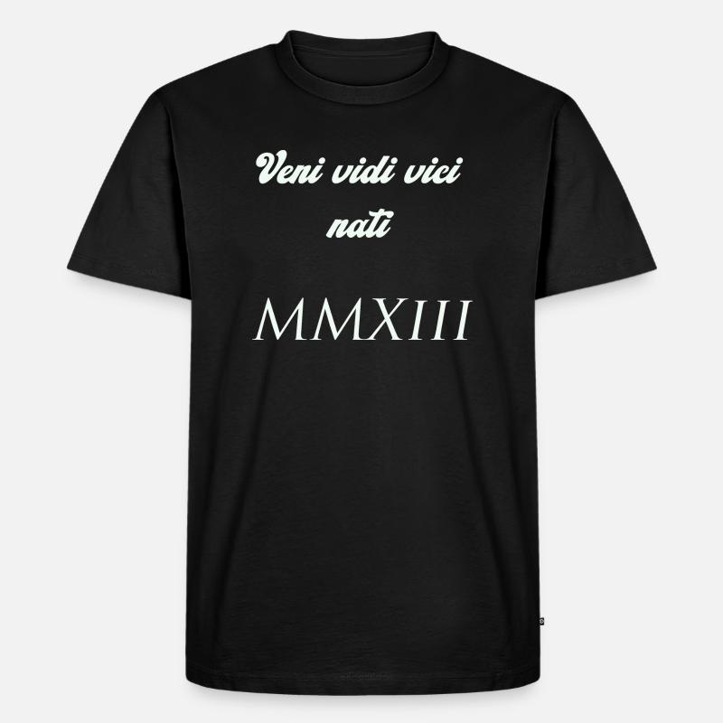 2013 - Männer Premium Bio T-Shirt - Schwarz