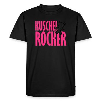 Kuschelrocker - T-shirt Premium bio Homme - noir - Devant - Nico (187cm)