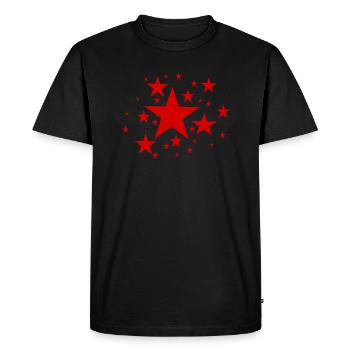 Amas d'étoiles - T-shirt Premium bio Homme - noir - Devant - Nico (187cm)