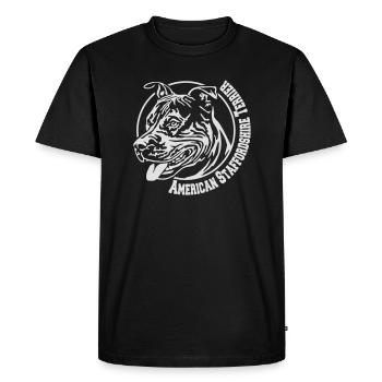 510 Staffordshire Terrier - T-shirt Premium bio Homme - noir - Devant - Nico (187cm)