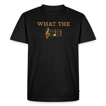 What the cadeau Musique Raving Concert Party - T-shirt Premium bio Homme - noir - Devant - Nico (187cm)