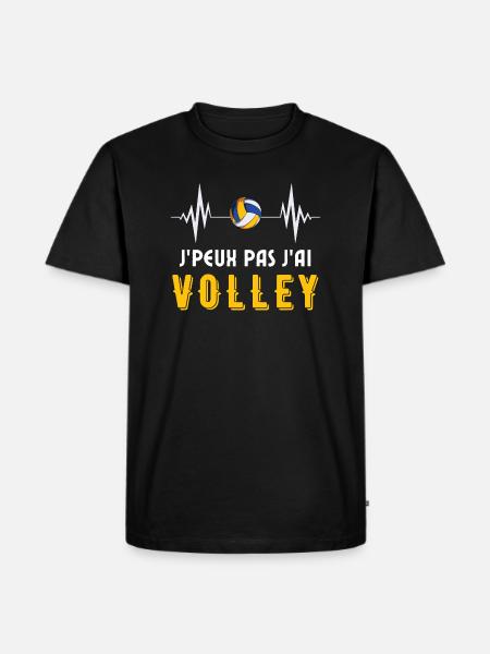 Volley - T-shirt Premium bio Homme - noir