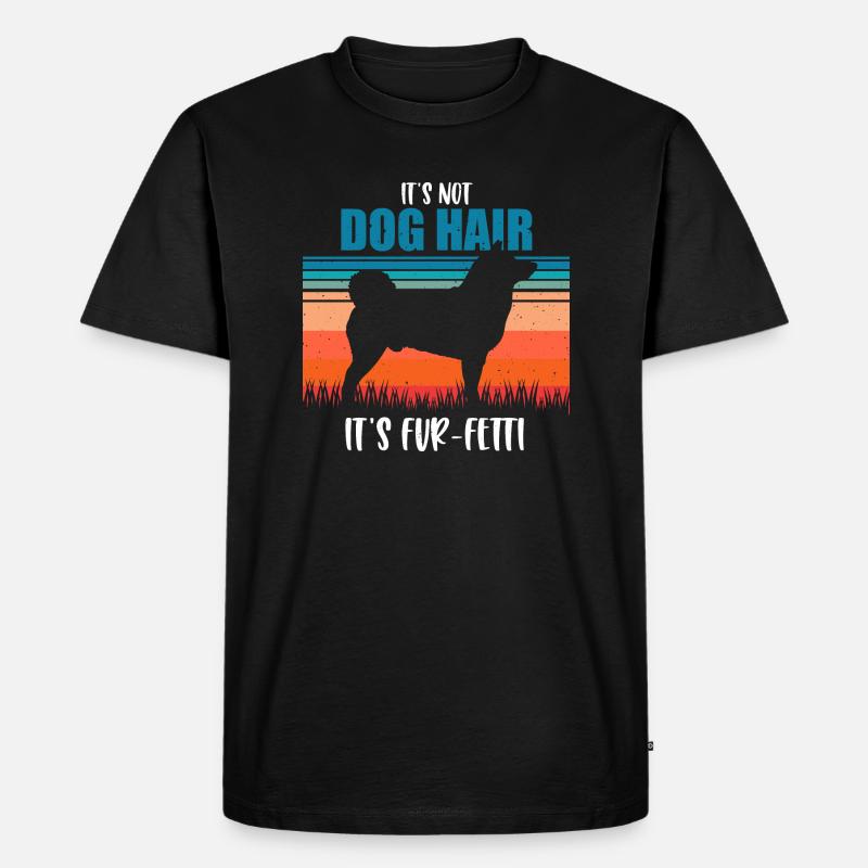 Akita - Männer Premium Bio T-Shirt - Schwarz