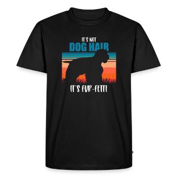 American Cocker Spaniel - Men's Premium Organic T-Shirt - black - Front - Nico (187cm)