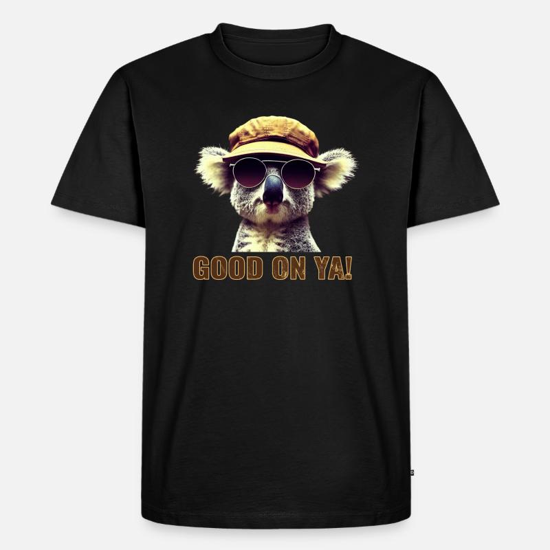Good On Ya! - Männer Premium Bio T-Shirt - Schwarz