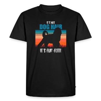 Bernedoodle Chien - T-shirt Premium bio Homme - noir - Devant - Nico (187cm)