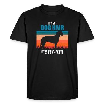 Curly Coated Retriever - Men's Premium Organic T-Shirt - black - Front - Nico (187cm)