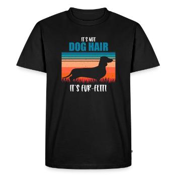 Teckel - T-shirt Premium bio Homme - noir - Devant - Nico (187cm)