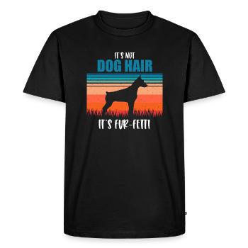 Doberman - Men's Premium Organic T-Shirt - black - Front - Nico (187cm)