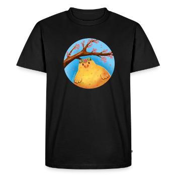 Poussins de printemps - T-shirt Premium bio Homme - noir - Devant - Nico (187cm)