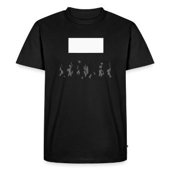 Manifestation - T-shirt Premium bio Homme - noir - Devant - Nico (187cm)