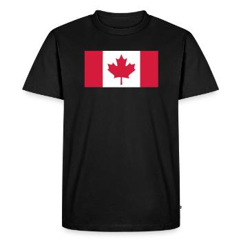 Canada - T-shirt Premium bio Homme - noir - Devant - Nico (187cm)