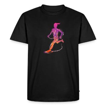 cross-country féminin de - T-shirt Premium bio Homme - noir - Devant - Nico (187cm)
