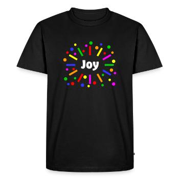 joie - T-shirt Premium bio Homme - noir - Devant - Nico (187cm)