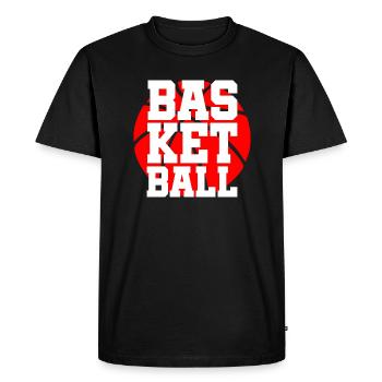 Basket-ball Slam Dunk Rebound cadeau - T-shirt Premium bio Homme - noir - Devant - Nico (187cm)