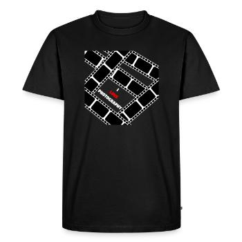 I love photography - T-shirt Premium bio Homme - noir - Devant - Nico (187cm)