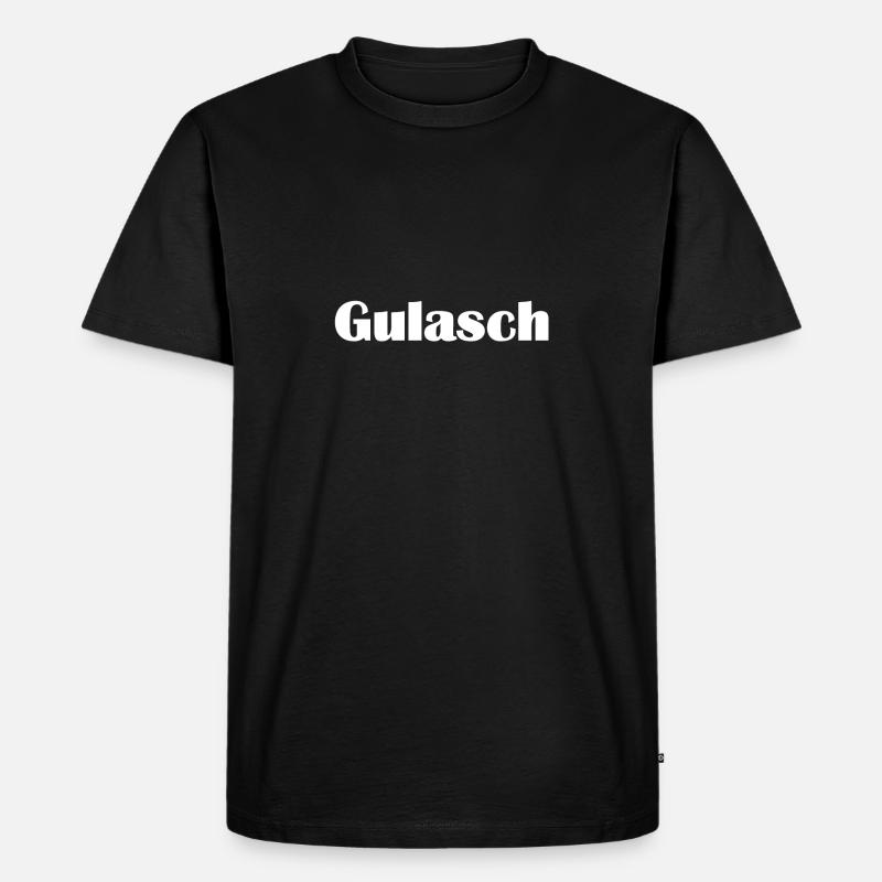 Gulasch - Männer Premium Bio T-Shirt - Schwarz
