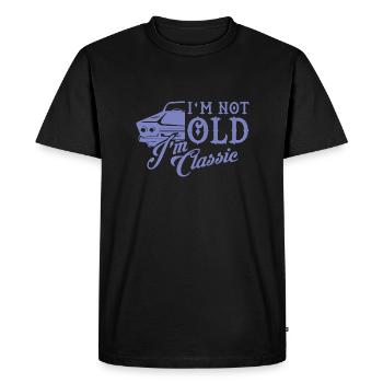Classic Car Classic Car Old School Gift - Men's Premium Organic T-Shirt - black - Front - Nico (187cm)
