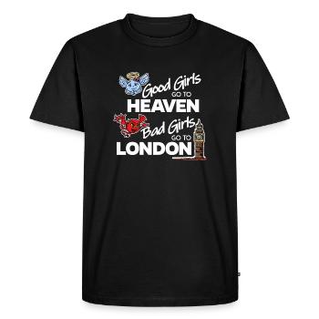 Engel Teufel himmel London - T-shirt Premium bio Homme - noir - Devant - Nico (187cm)