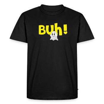 Buh ghost - Men's Premium Organic T-Shirt - black - Front - Nico (187cm)