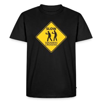 Smombies - T-shirt Premium bio Homme - noir - Devant - Nico (187cm)
