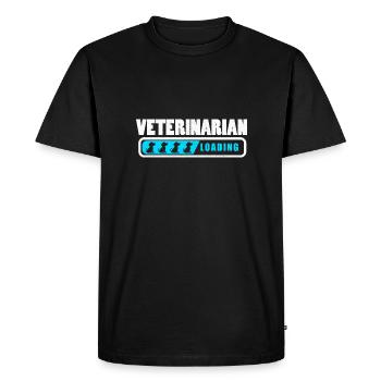 Vet Chargement Docteur Drôle Idée Cadeau - T-shirt Premium bio Homme - noir - Devant - Nico (187cm)