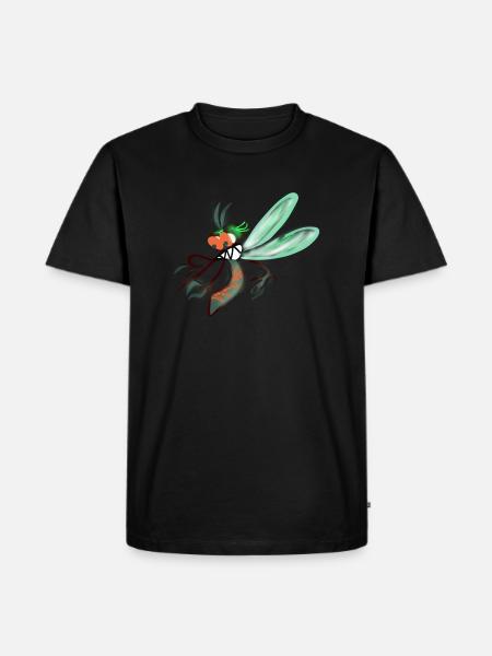 Moustique drôle - T-shirt Premium bio Homme - noir