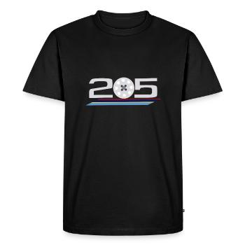 205 jante 1 9l pts - T-shirt Premium bio Homme - noir - Devant - Nico (187cm)