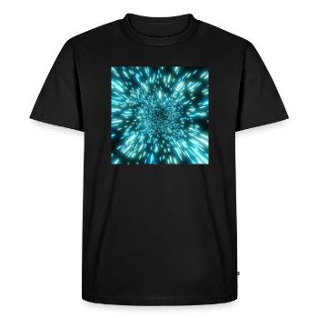 Hyperspace outer space outer space - Men's Premium Organic T-Shirt - black - Front - Nico (187cm)