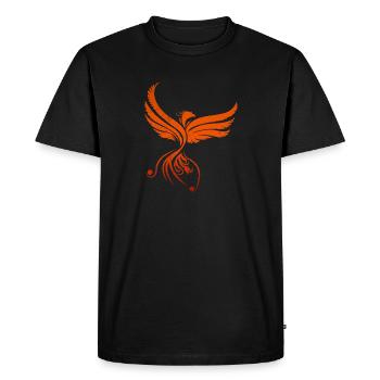Egypte symbole phoenix idée cadeau - T-shirt Premium bio Homme - noir - Devant - Nico (187cm)