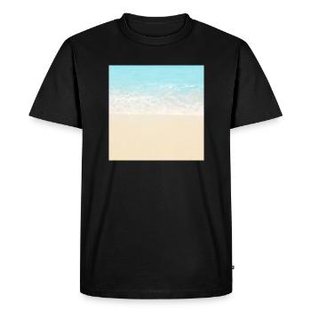 Beach Vacation Neck Gator Beach Photo - T-shirt Premium bio Homme - noir - Devant - Nico (187cm)
