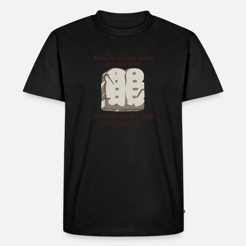Datenschutz Internet Datenschutzbeauftragter - Männer Premium Bio T-Shirt - Schwarz