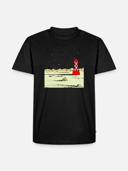 Starship - Men's Premium Organic T-Shirt - black