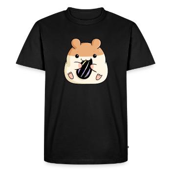 Mignon Hamster Drapeau Nonbinaire Drapeau LGBTQ Souris - T-shirt Premium bio Homme - noir - Devant - Nico (187cm)