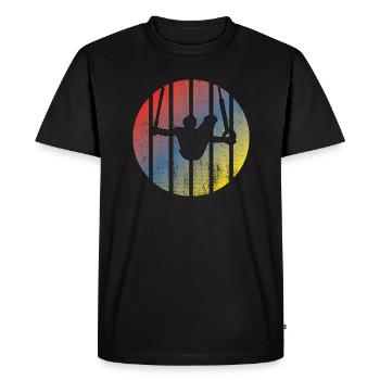 Gymnastique Plancher Gymnastique Turner Gymnastique Gymnastique Gymnastique Club - T-shirt Premium bio Homme - noir - Devant - Nico (187cm)