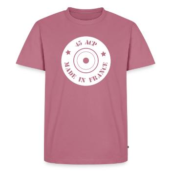 Cartridge Cartridge 45 ACP - Waffen und Munition - Männer Premium Bio T-Shirt - Mauve - Vorne - Nico (187cm)