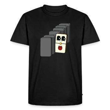 NOTRE CONFORT - T-shirt Premium bio Homme - noir - Devant - Nico (187cm)