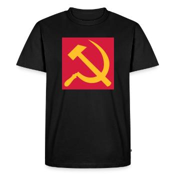 Hammer & Scicle - Men's Premium Organic T-Shirt - black - Front - Nico (187cm)