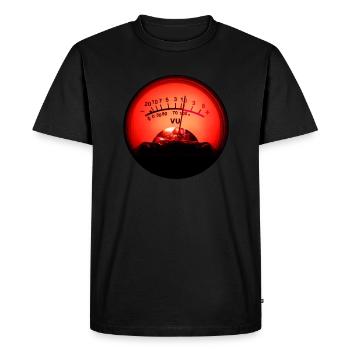 VU Meter - T-shirt Premium bio Homme - noir - Devant - Nico (187cm)