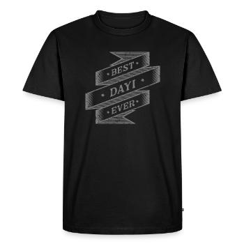 best dayı ever - Men's Premium Organic T-Shirt - black - Front - Nico (187cm)