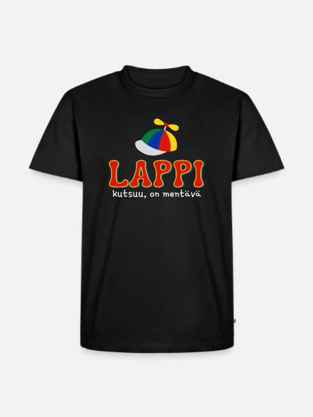 Lapland invites must go - Men's Premium Organic T-Shirt - black