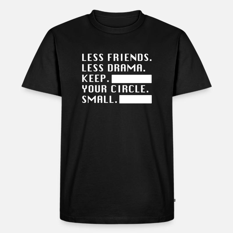 Small Circle - Männer Premium Bio T-Shirt - Schwarz